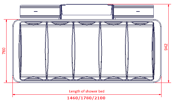 Ropox Change and Shower Bed