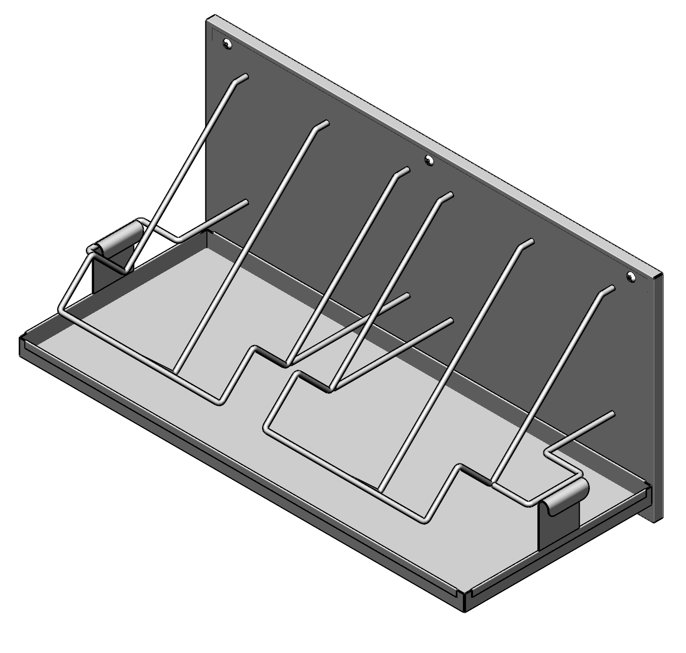 2 Tier Wash Bowl Rack