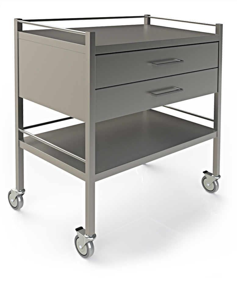 4H103D2 Dressing Trolley, 2 Drawer