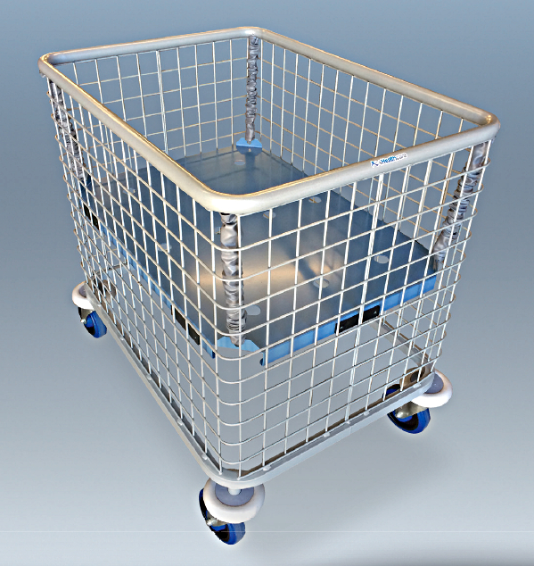 4H200S Wet and Dry Linen Trolley, Small