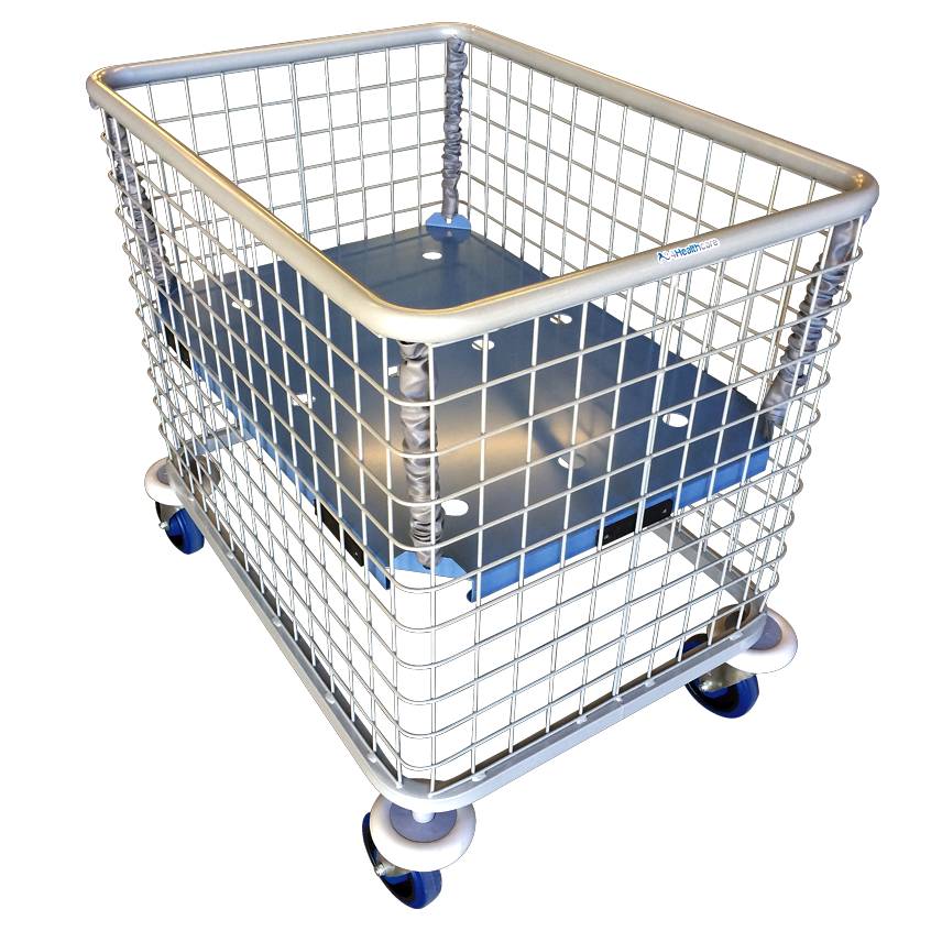 4H200S Wet and Dry Linen Trolley, Small