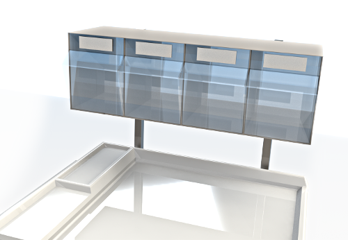 4H500TC4 Large Suture Containers