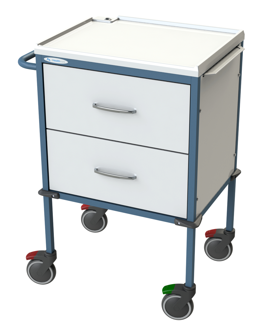 Medication Cart 4H502E, 2 Drawer