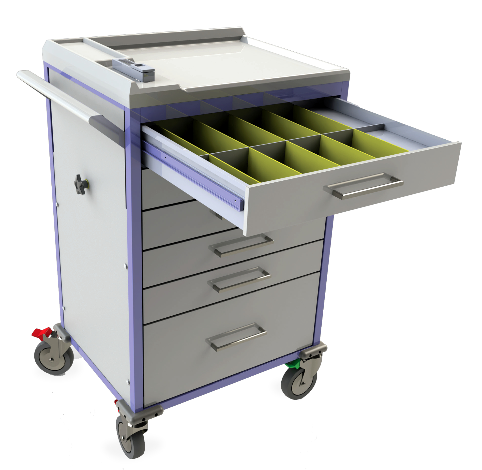 Equipment Cart 4H506 – 6 Drawer