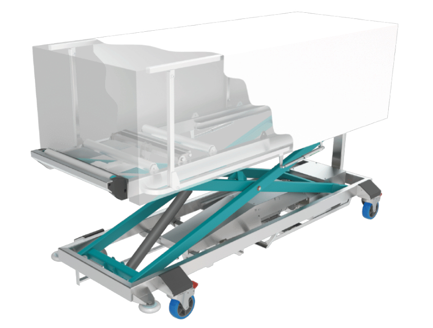 4H801DUTC Bariatric Mortuary Trolley, 500kg