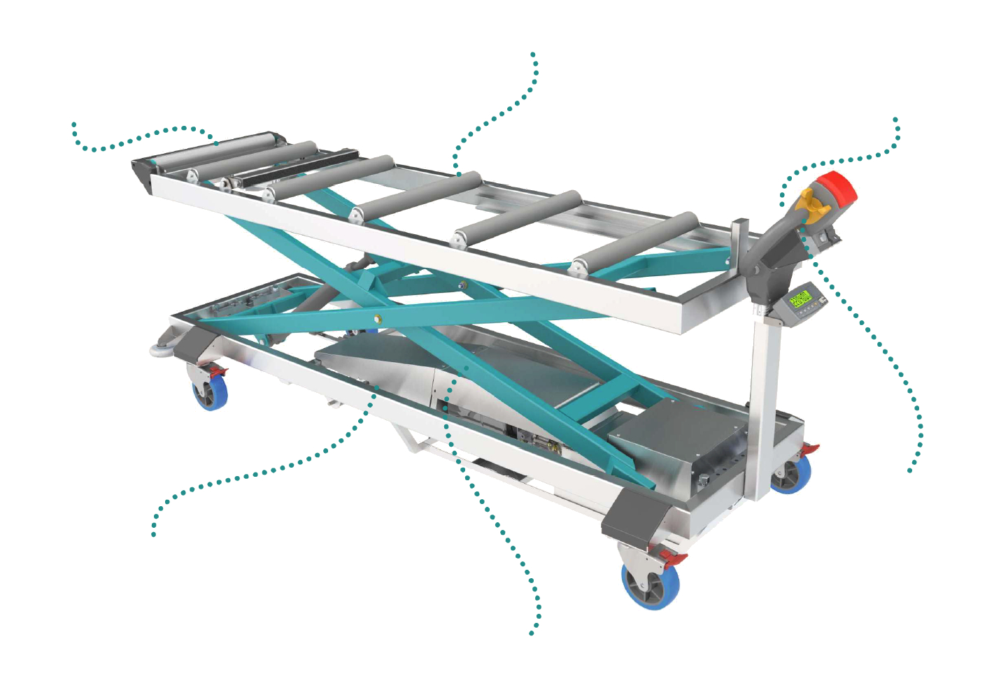 Mortuary Lifting Trolley and Racking