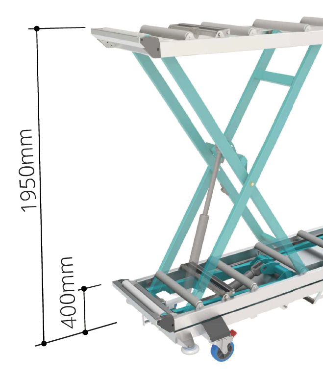 Bariatric Mortuary Lifting Trolley