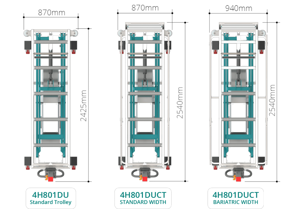 4H801DU Mortuary Trolley