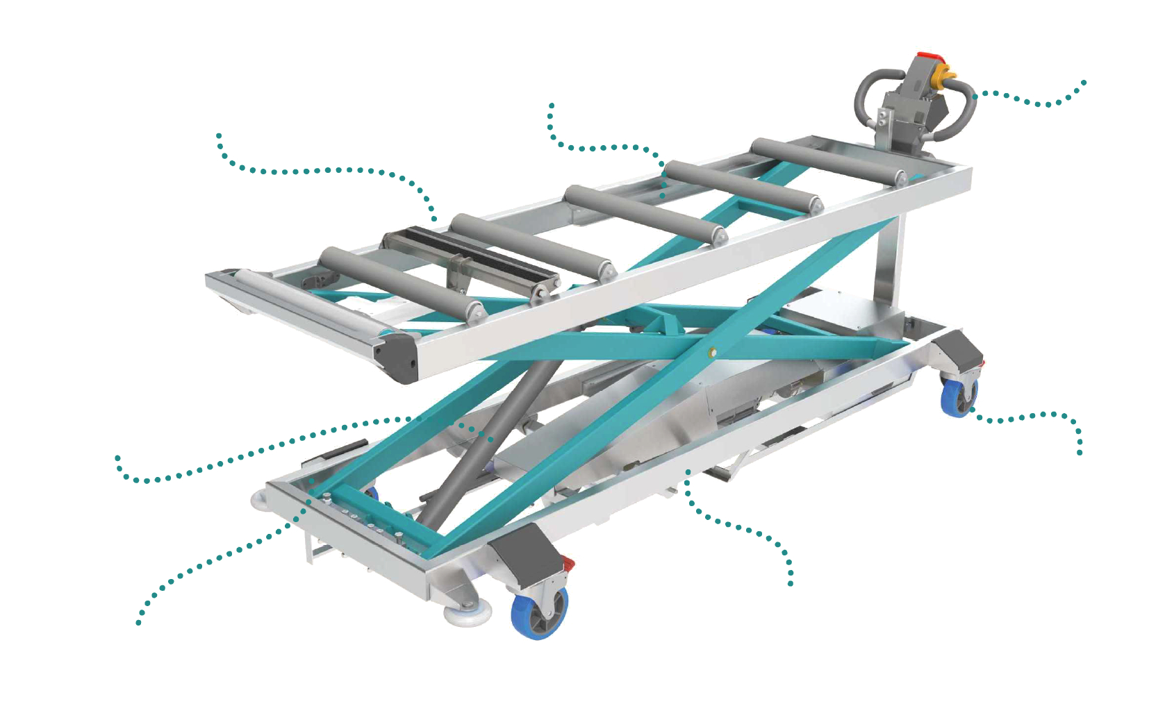 Mortuary Lifting Trolley and Racking