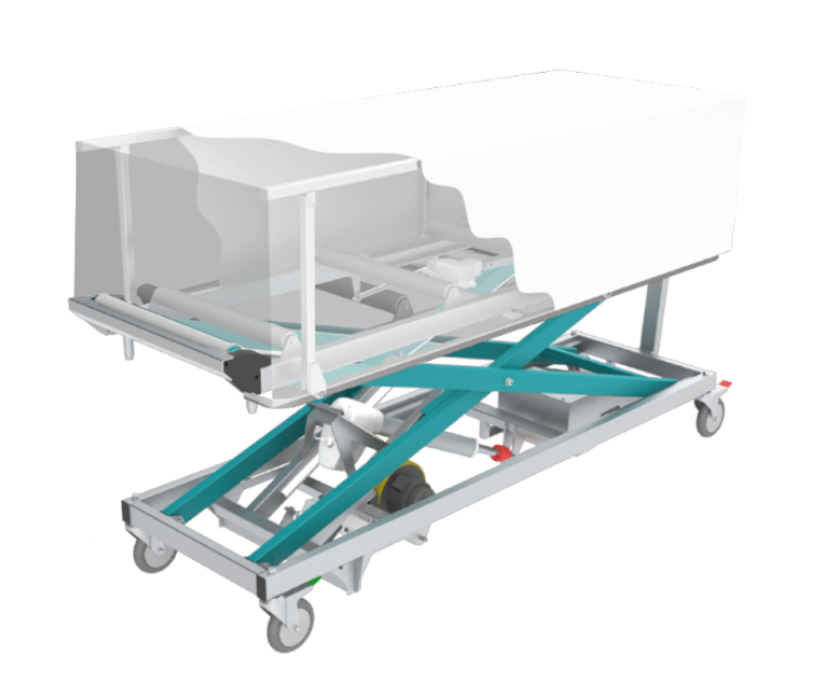 4H803DUCT Mortuary Trolley, 300kg