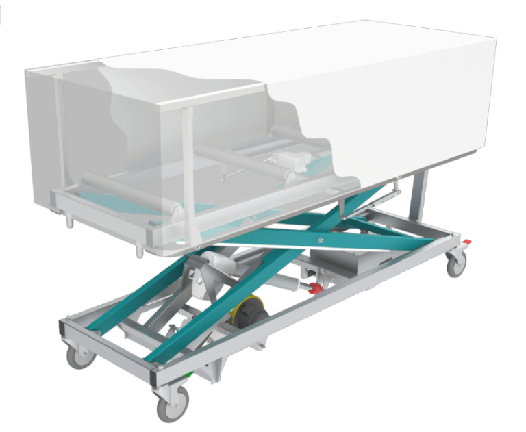 4H803DUC Mortuary Trolley, 300kg