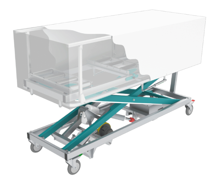 4H803DUCSL Mortuary Trolley, 300kg