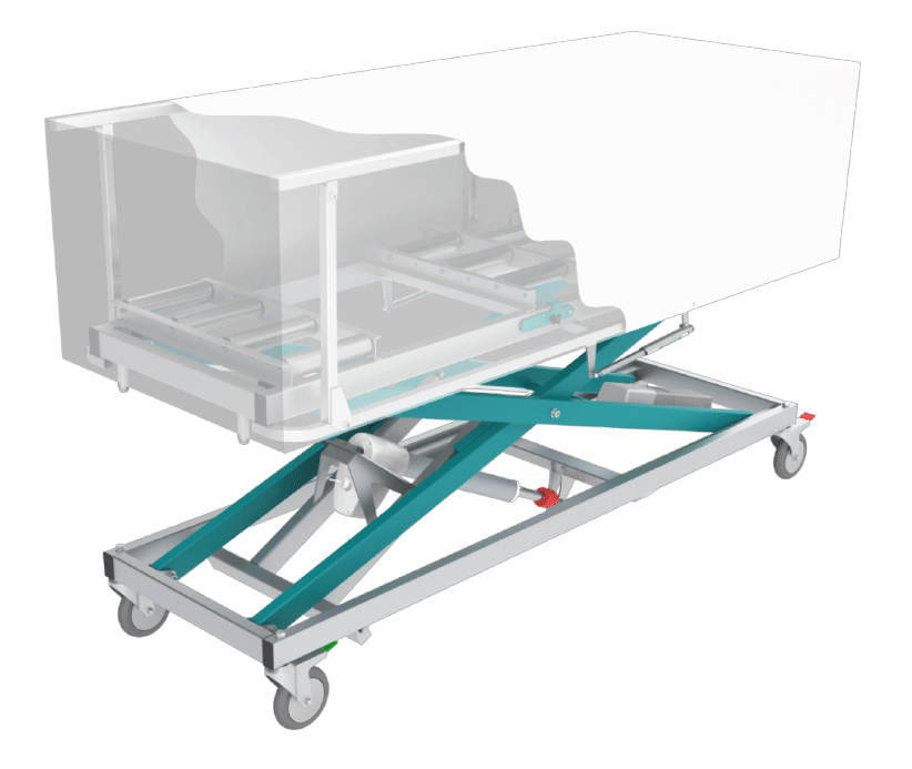 4H803SLC Mortuary Trolley, 300kg