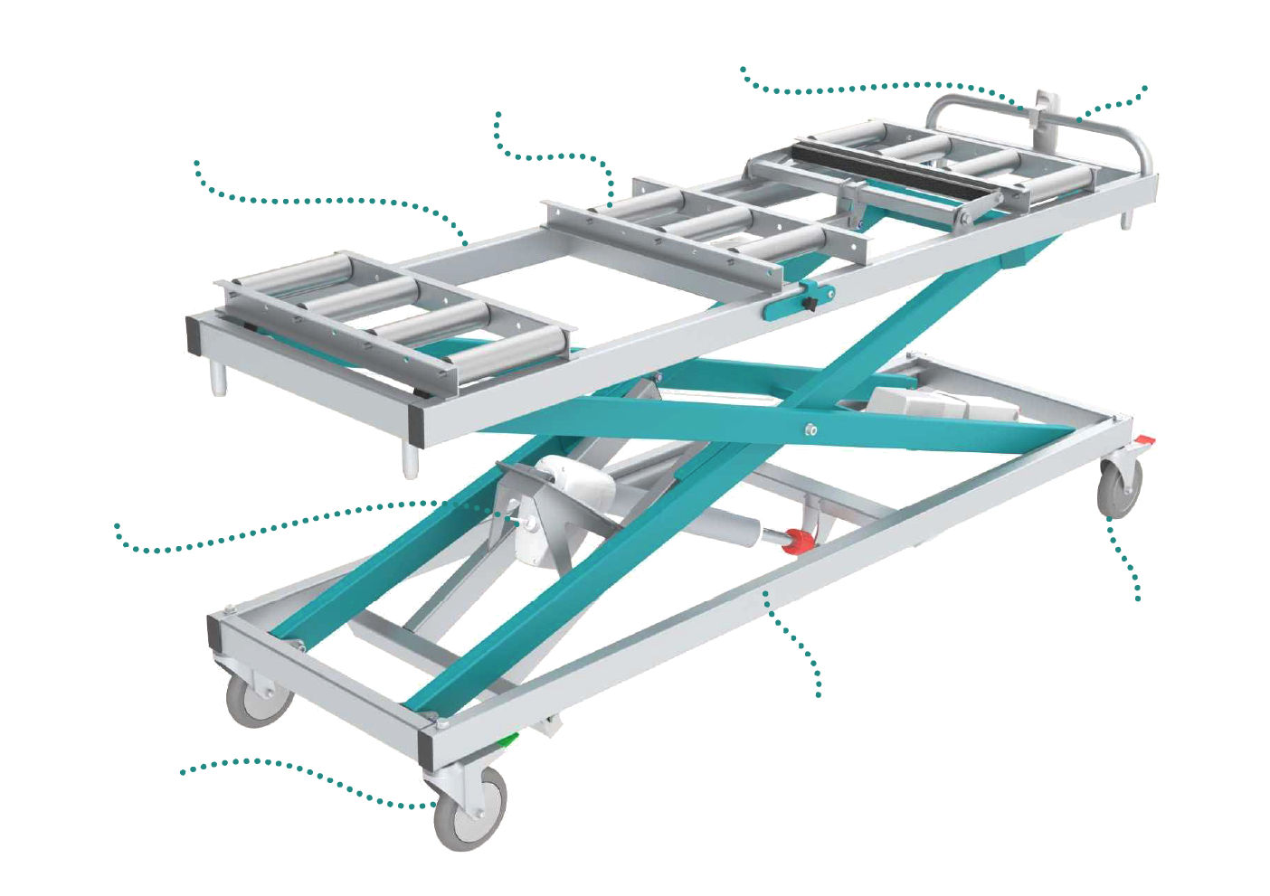 Mortuary Lifting Trolley and Racking