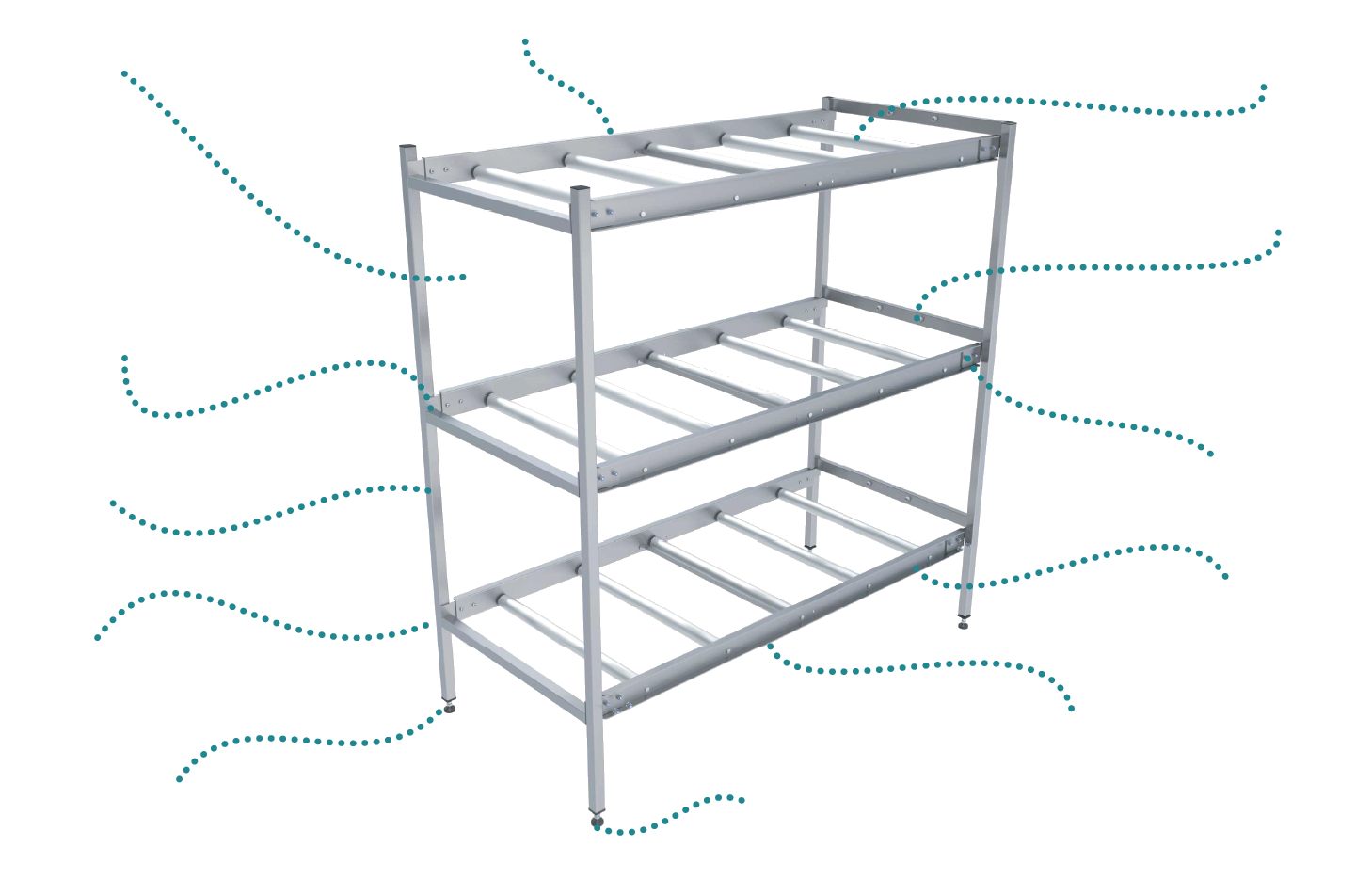 Mortuary Lifting Trolley and Racking