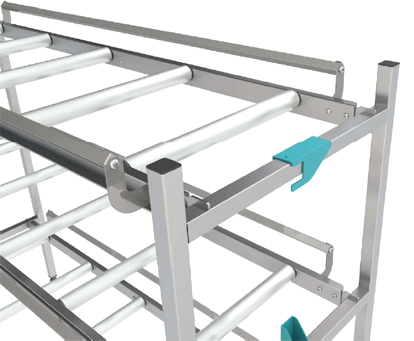 Mortuary Lifting Trolley and Racking