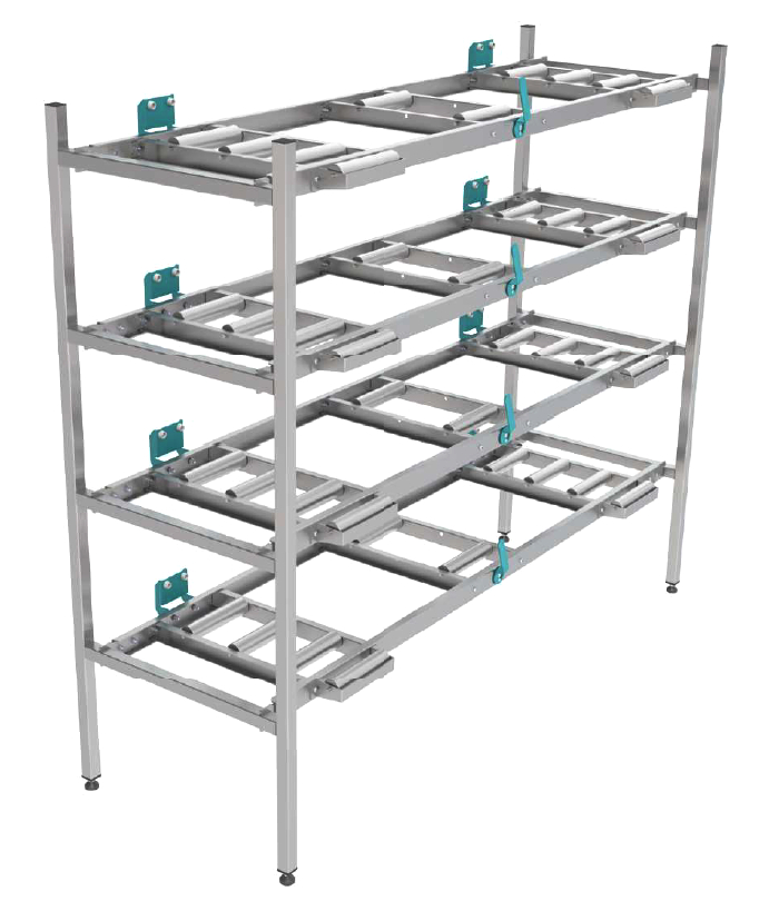 Mortuary Lifting Trolley and Racking