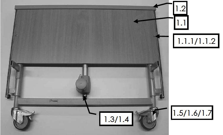 Economic II Chassis Head Foot Sections