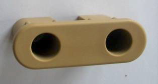 Economic II End plug with holes for metal side rail 163665