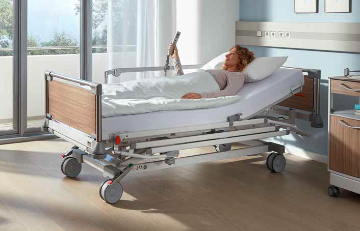 Evario hospital bed 3 quarter rail