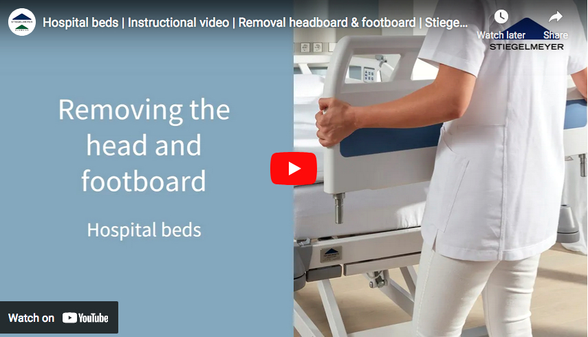 Evario hospital bed head and foot boards