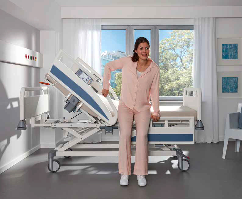 Evario hospital bed egress