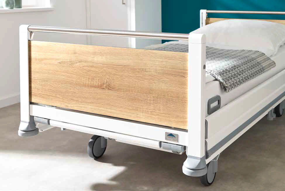 Seta pro hospital bed base head and footboard
