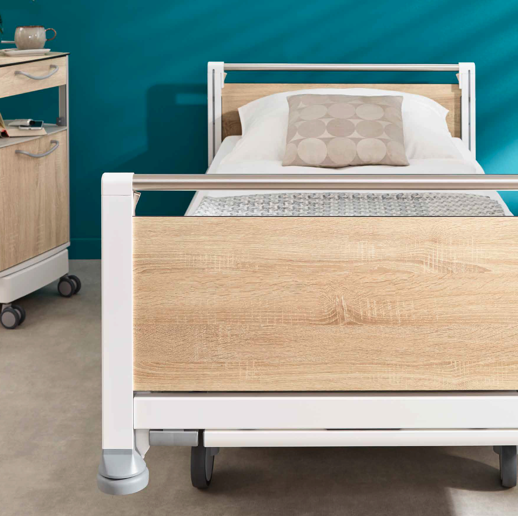 Stiegelmeyer Seta pro Hospital Bed closeup