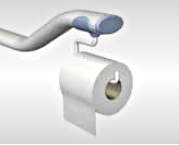 Toilet Support Arm Toilet Roll Holder