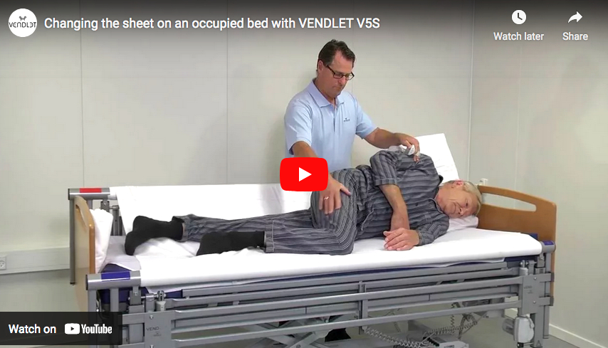 Changing sheets with Vendlet V5S
