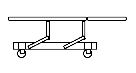 Acero 2-Section Examination Couch