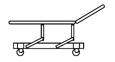 Acero 2-Section Examination Couch backup