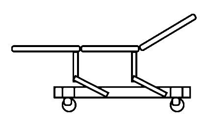 Acero 3-Section Examination Couch