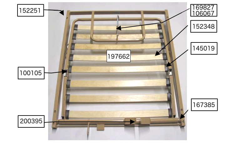 Arminia III Mattress Base Foot Section