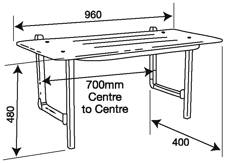 BTSS-960 Dimensions