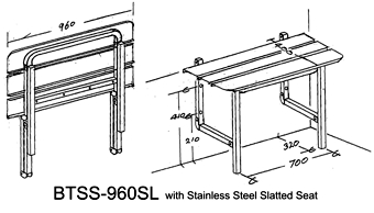 BTSS-960SL Dimensions