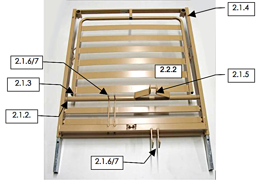 Dali Low Entry Mattress Base