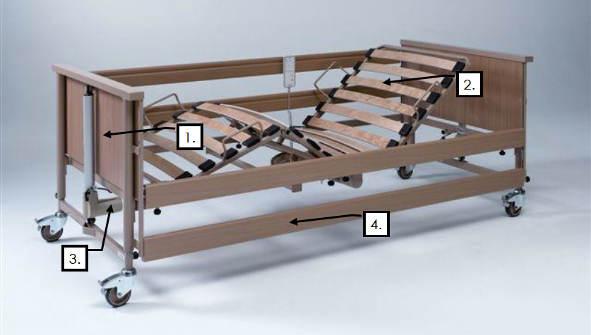 Economic II Care Bed Spare Parts