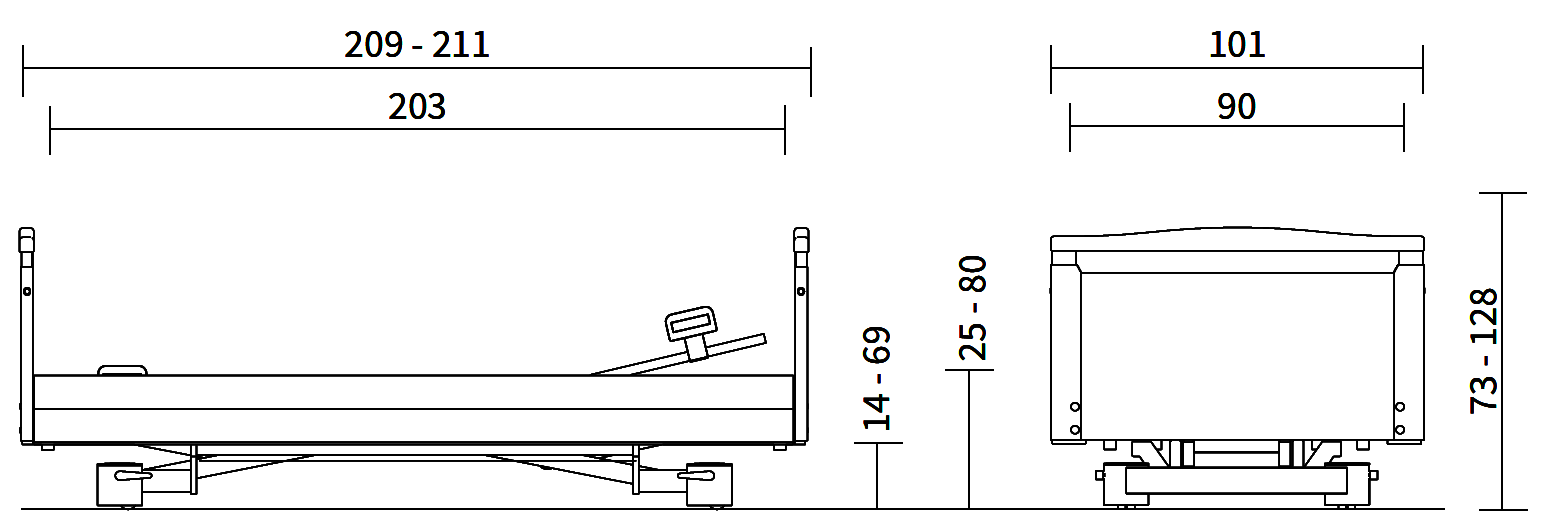 Elvido vervo bed dimensions