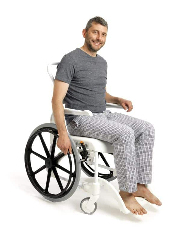 Etac Clean 24 self propelling shower commode