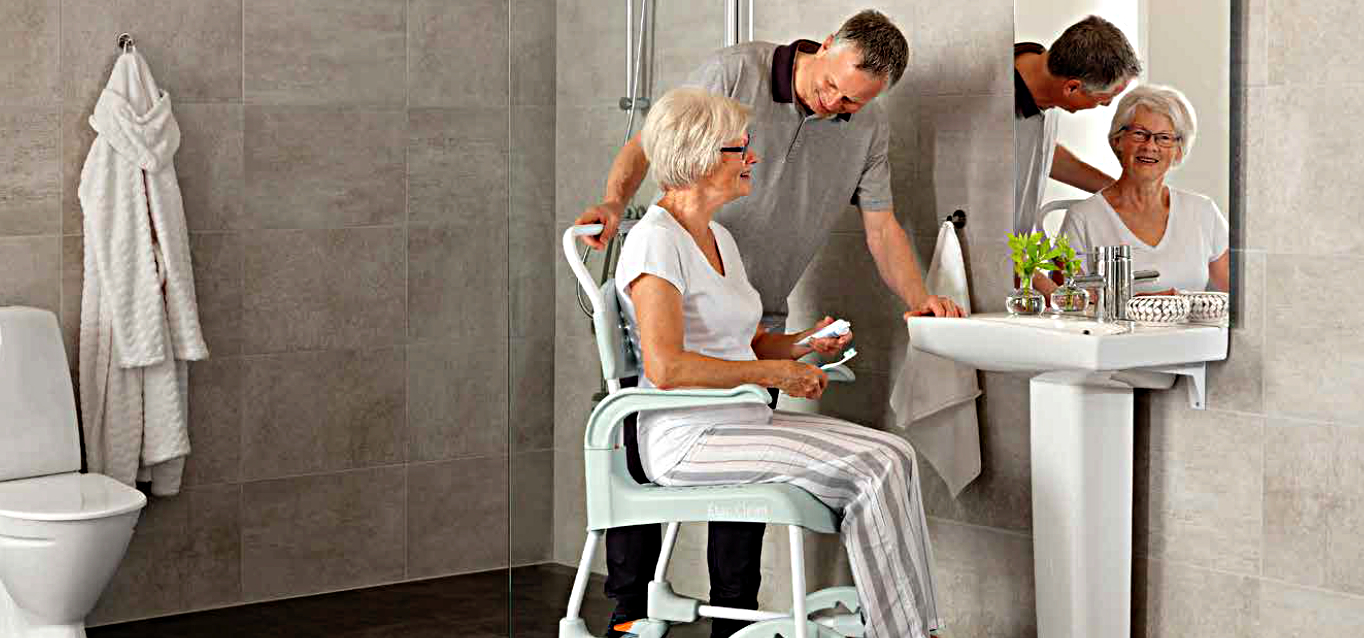 Etac Clean Mobile Shower Commode