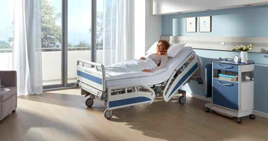 Evario hospital bed back