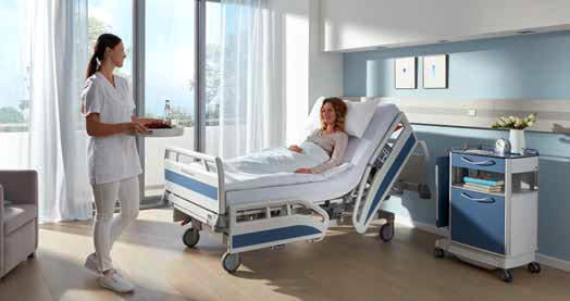Evario hospital bed back