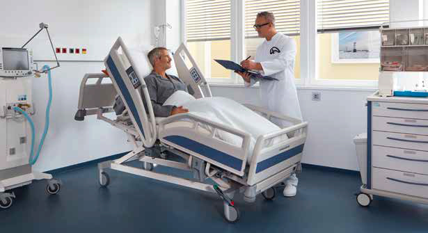 Evario hospital bed