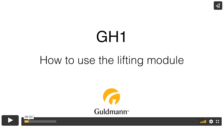 Guldmann GH1 ceiling hoist