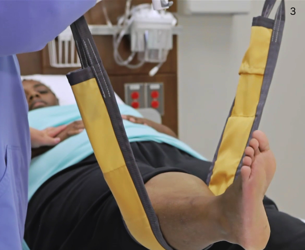 Guldmann leg sling in Intensive Care