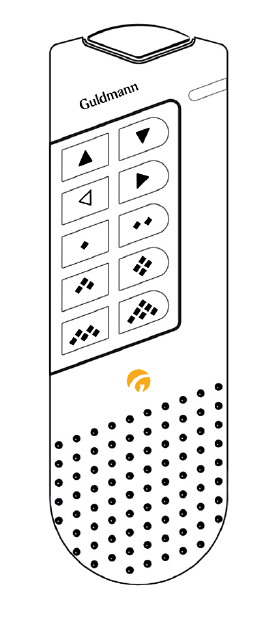 Guldmann Rail System GH Positioning Lock, hand control