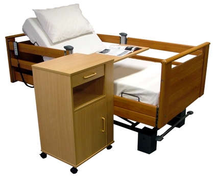 Combination Locker and Overbed Table