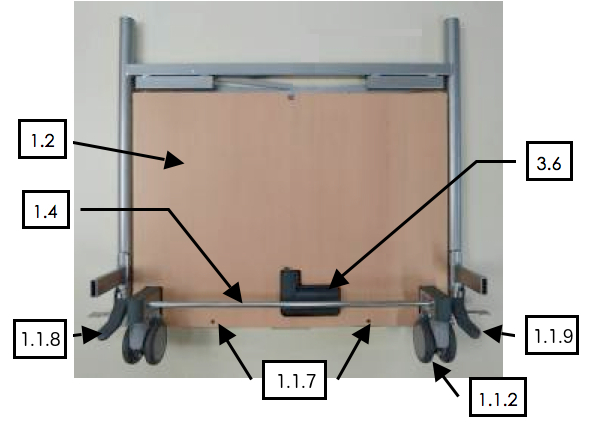 Inovia II Chassis Head Foot Sections