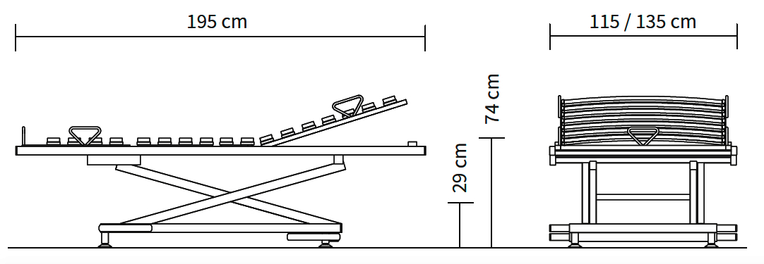 Lippe Bed dimensions